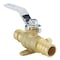 Apollo 3/4 in. Brass PEX-A Barb Ball Valve with Drain and Mounting Pad EPXV34WD - alternate 2